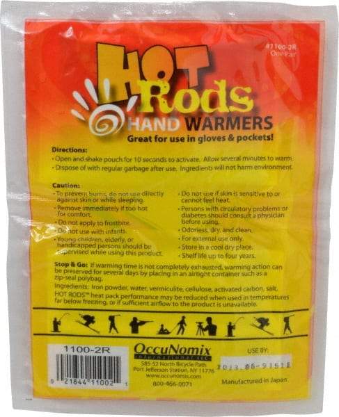 OccuNomix - 8 hr Hand Warmer - Average Temperature of 120°F - Americas Industrial Supply