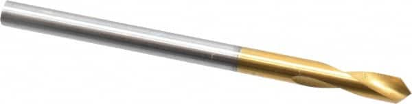 Guhring - 3mm Body Diam, 90°, 46mm OAL, High Speed Steel Spotting Drill - Americas Industrial Supply