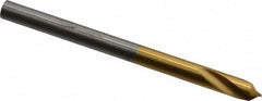 Guhring - 4mm Body Diam, 90°, 55mm OAL, High Speed Steel Spotting Drill - Americas Industrial Supply