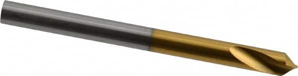 Guhring - 5mm Body Diam, 90°, 62mm OAL, High Speed Steel Spotting Drill - Americas Industrial Supply