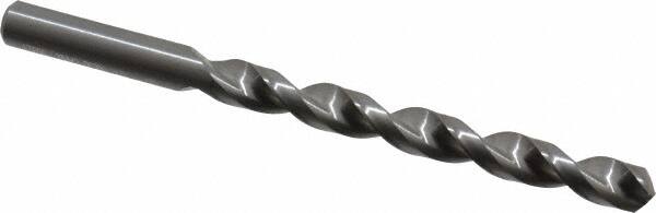 Guhring - 8mm 130° Solid Carbide Jobber Drill - Bright Finish, Right Hand Cut, Parabolic Flute, Straight Shank, 114.3mm OAL, Standard Point - Americas Industrial Supply