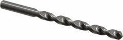 Guhring - 8mm 130° Solid Carbide Jobber Drill - Bright Finish, Right Hand Cut, Parabolic Flute, Straight Shank, 114.3mm OAL, Standard Point - Americas Industrial Supply