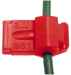 3M - 22 to 18 AWG, Nylon, Fully Insulated, Female Wire Disconnect - 1/4 Inch Wide Tab, Red, CSA Certified, CSA LR32411, UL File E70512, UL Listed - Americas Industrial Supply