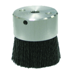 3" Diameter - Maximum Density Crimped Filament MINIATURE Disc Brush - 0.035/80 Grit - Americas Industrial Supply