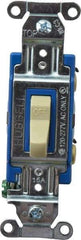 Hubbell Wiring Device-Kellems - 1 Pole, 120 to 277 VAC, 15 Amp, Industrial Grade, Toggle, Wall and Dimmer Light Switch - 1-5/16 Inch Wide x 4-1/16 Inch High - Americas Industrial Supply