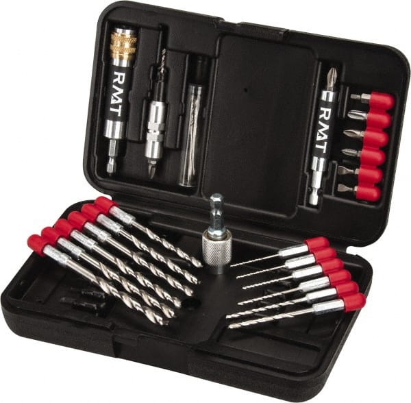 Rocky Mountain Twist - 1/16 to 1/4", 118° Point, Bright Finish, High Speed Steel Hex Shank Drill Bit Set - Americas Industrial Supply