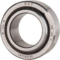SKF - 20mm Bore Diam, 7,088 Lb Dynamic Capacity, Spherical Plain Bearing - 17,550 Lb Static Load Capacity - Americas Industrial Supply