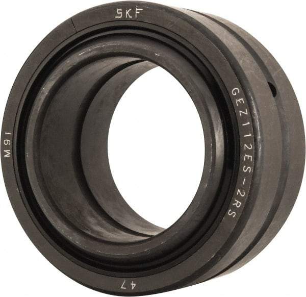 SKF - 1-3/4" Bore Diam, 38,250 Lb Dynamic Capacity, Spherical Plain Bearing - 2-13/16" OD, 1-17/32" Thick, 114,750 Lb Static Load Capacity - Americas Industrial Supply