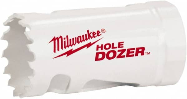 Milwaukee Tool - 1-3/16" Diam, 1-1/2" Cutting Depth, Hole Saw - Bi-Metal Saw, Toothed Edge - Americas Industrial Supply