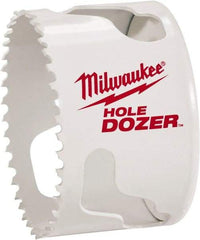 Milwaukee Tool - 1-3/4" Diam, 1-1/2" Cutting Depth, Hole Saw - Bi-Metal Saw, Toothed Edge - Americas Industrial Supply