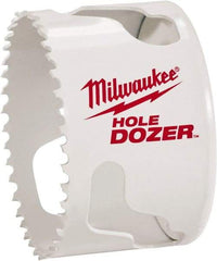 Milwaukee Tool - 2-1/16" Diam, 1-1/2" Cutting Depth, Hole Saw - Bi-Metal Saw, Toothed Edge - Americas Industrial Supply