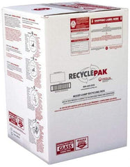 Recyclepak - 24-3/4 Inch Long x 16 Inch Wide x 16 Inch Deep, Lamp Recycling Box - 22 Piece, T12 or 32 Piece, T8 Capacity, Capacity U Tubes, Lamps, 2 Ft. Box - Americas Industrial Supply