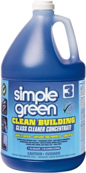 Simple Green - 1 Gal Bottle Unscented Glass Cleaner - Concentrated, Use on Glass Surfaces - Americas Industrial Supply