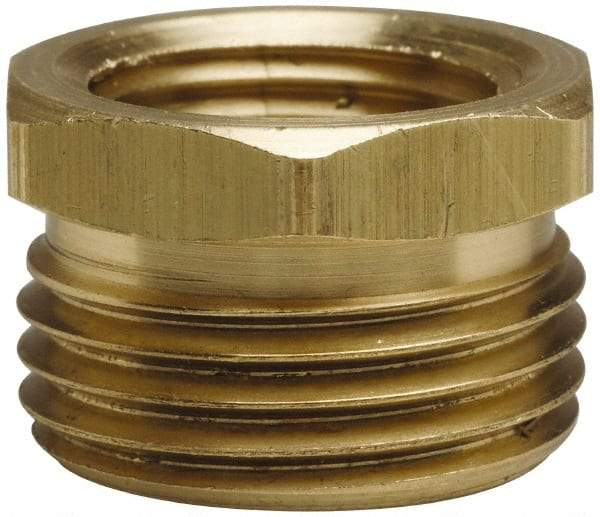 Cerro - 3/4 FPT & 3/4 MGHT Garden Hose Fitting - Brass, Male Hose to Female Pipe Connector - Americas Industrial Supply