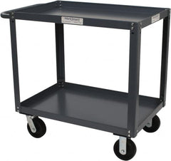 Value Collection - 2,000 Lb Capacity, 24" Wide x 36" Long x 36-1/4" High Service Cart - 2 Shelf, Steel - Americas Industrial Supply