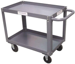 Value Collection - 1,200 Lb Capacity, 18" Wide x 30" Long x 27" High Service Cart - 2 Shelf, Steel - Americas Industrial Supply