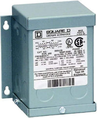 Square D - 1 Phase, 240 x 480 Volt Input, 120/240 Volt Output, 2 kVA, General Purpose Transformer - 3R NEMA Rating, 239°F Temp Rise, Indoor, Outdoor - Americas Industrial Supply