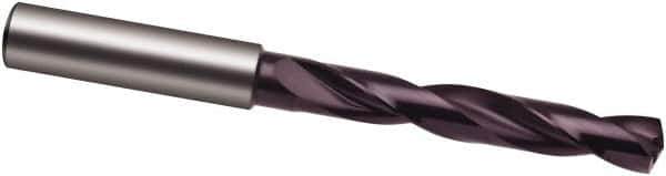 Guhring - 14.8mm 140° Solid Carbide Jobber Drill - FIREX Finish, Right Hand Cut, Spiral Flute, 133mm OAL, SU Point - Americas Industrial Supply