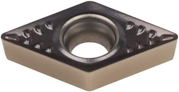 Walter - DCMT32.51 PS5 Grade WSM20 Carbide Turning Insert - 55° Diamond, 3/8" Inscr Circle, 5/32" Thick, 1/64" Corner Radius - Americas Industrial Supply