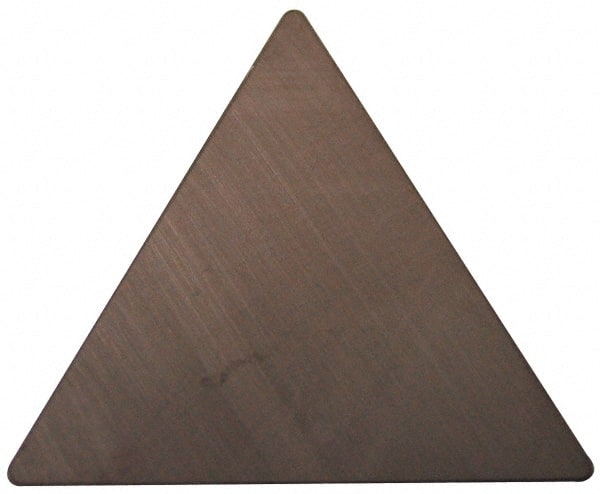 TPG322-T0525 HC2 Ceramic Turning Insert Al2O3/TiC Finish, 3/8″ Inscribed Circle, 1/32″ Corner Radius, 60° Triangle