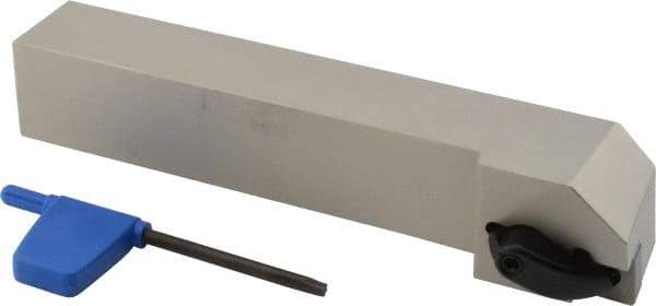 Iscar - DCLN, Left Hand Cut, 95° Lead Angle, 1" Shank Height x 1" Shank Width, Negative Rake Indexable Turning Toolholder - 6" OAL, CN.. Insert Compatibility, Series Isoturn - Americas Industrial Supply