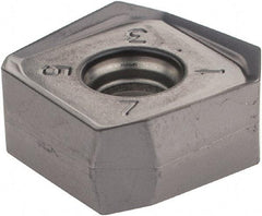 Iscar - S845 SXMU1606 MM Grade IC928 Carbide Milling Insert - TiAlN Finish, 0.3004" Thick, 0.6378" Inscribed Circle, 0.8mm Corner Radius - Americas Industrial Supply