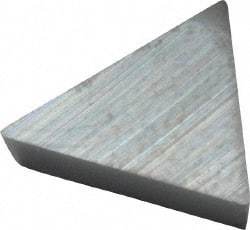 Kennametal - TPG321 Grade K68 Carbide Turning Insert - Uncoated, 60° Triangle, 3/8" Inscr Circle, 1/8" Thick, 1/64" Corner Radius - Americas Industrial Supply