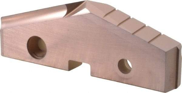 Allied Machine and Engineering - 3-3/8" Diam x 7/16" Thick, Seat Code 6, 144° Included Angle Spade Drill Insert - AM200 Coated, Cobalt, Grade Super Cobalt, Series GEN2 T-A - Americas Industrial Supply