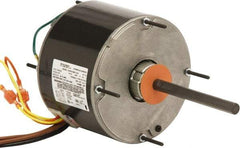 US Motors - 1/2 hp, TEAO Enclosure, Auto Thermal Protection, 1,075 RPM, 208-230 Volt, 60 Hz, Industrial Electric AC/DC Motor - Size 48 Frame, Hub Mount, 1 Speed, Ball Bearings, 5.1-5.8 Full Load Amps, B Class Insulation, CCW Lead End - Americas Industrial Supply