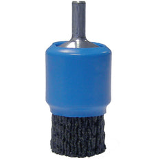 1″ Dia FME-Compliant Black Nylox End Brush, .055/80CG Crimped Fill - Americas Industrial Supply