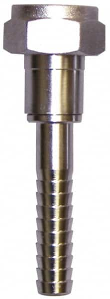 SuperKlean - FGHT x 1/2" Hose Barb, FGHT x Hose Barb Swivel - Stainless Steel - Americas Industrial Supply