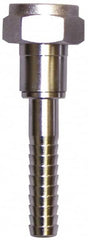 SuperKlean - FGHT x 1/2" Hose Barb, FGHT x Hose Barb Swivel - Stainless Steel - Americas Industrial Supply