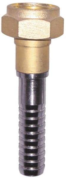 SuperKlean - 3/4 FGHT x 5/8" Hose Barb, FGHT x Hose Barb Swivel - Brass & Stainless Steel - Americas Industrial Supply