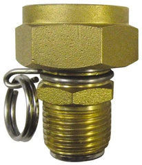 SuperKlean - 1/2 & 3/4 MNPT x FGHT Swivel Hose Adapter - Brass & Stainless Steel - Americas Industrial Supply