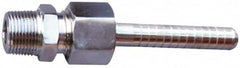 SuperKlean - NPT x 1/2" Hose Barb, 3 Piece Mixer Adapter - Stainless Steel - Americas Industrial Supply