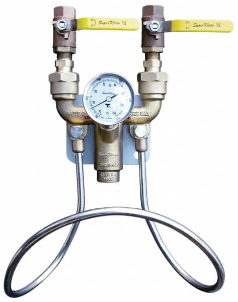 SuperKlean - 150 Max psi, Brass & Bronze Water Mixing Valve & Unit - FNPT End Connections - Americas Industrial Supply