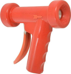 SuperKlean - Insulated, Aluminum Pistol Grip Spray Nozzle for 1/2" Pipe - Red, 1/2 NPT - Americas Industrial Supply