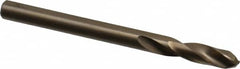 Cleveland - 5.10032mm 135° Spiral Flute Cobalt Screw Machine Drill Bit - Americas Industrial Supply