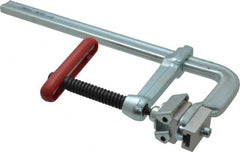 Bessey - 4-3/4" Deep Throat, 12" Max Capacity, Spreader Sliding Arm Clamp - 2,600 Lb Clamping Pressure, 3/4" Spindle Diam - Americas Industrial Supply