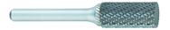 SA-5L6 -- 1/2 x 1 LOC x 1/4 Shank x 6 OAL Cylindrical Carbide Medium Tough Cut Burr - Americas Industrial Supply