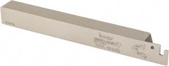 Iscar - External Thread, 0.63" Max Depth of Cut, 1.8mm Min Groove Width, 150.11mm OAL, Left Hand Indexable Grooving Cutoff Toolholder - 5/8" Shank Height x 5/8" Shank Width, TAG 2 Insert Style, TGT Toolholder Style, Series Tang-Grip - Americas Industrial Supply
