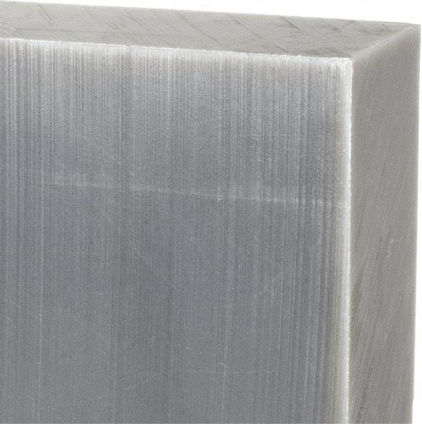 Made in USA - 1" Thick x 12" Wide x 1' Long, Polyethylene (UHMW) Sheet - Black, Oil-Filled Grade - Americas Industrial Supply