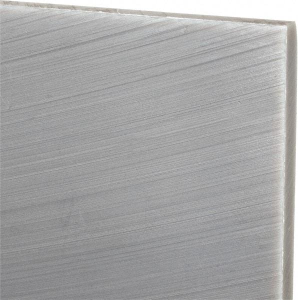 Made in USA - 1/4" Thick x 12" Wide x 3' Long, Polyethylene (UHMW) Sheet - Black, Oil-Filled Grade - Americas Industrial Supply