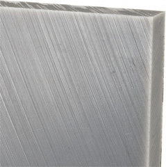 Made in USA - 1/2" Thick x 24" Wide x 2' Long, Polyethylene (UHMW) Sheet - Black, Oil-Filled Grade - Americas Industrial Supply