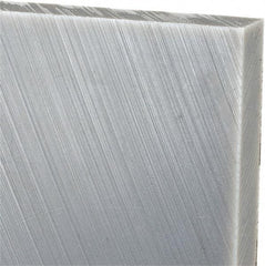 Made in USA - 1/2" Thick x 24" Wide x 3' Long, Polyethylene (UHMW) Sheet - Gray, Oil-Filled Grade - Americas Industrial Supply