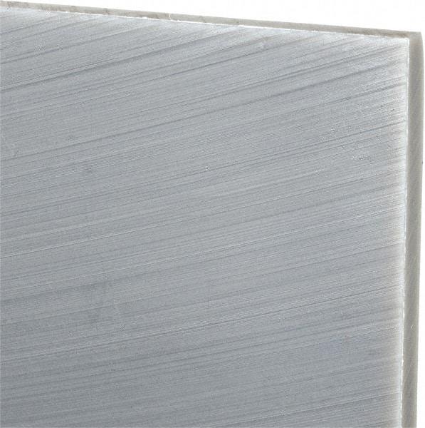 Made in USA - 1/4" Thick x 48" Wide x 5' Long, Polyethylene (UHMW) Sheet - Black, Oil-Filled Grade - Americas Industrial Supply