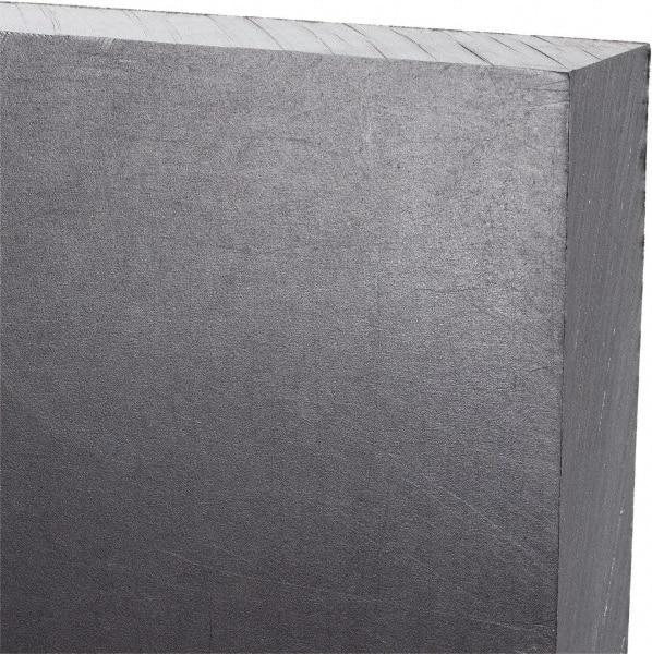 Made in USA - 3/4" Thick x 12" Wide x 1' Long, Polyethylene (UHMW) Sheet - Black, Antistatic Grade - Americas Industrial Supply