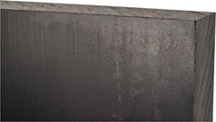 Made in USA - 1-1/2" Thick x 12" Wide x 1' Long, Polyethylene (UHMW) Sheet - Black, Antistatic Grade - Americas Industrial Supply