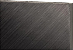 Made in USA - 3/8" Thick x 12" Wide x 2' Long, Polyethylene (UHMW) Sheet - Black, Antistatic Grade - Americas Industrial Supply