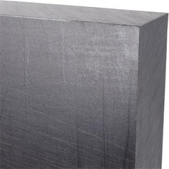 Made in USA - 1" Thick x 12" Wide x 2' Long, Polyethylene (UHMW) Sheet - Black, Antistatic Grade - Americas Industrial Supply